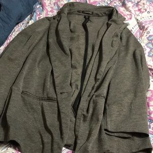 Maurice's Size 1 Dark Gray Work Blazer Jacket